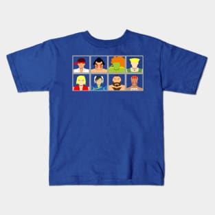 Select Your Character - SF2 Kids T-Shirt